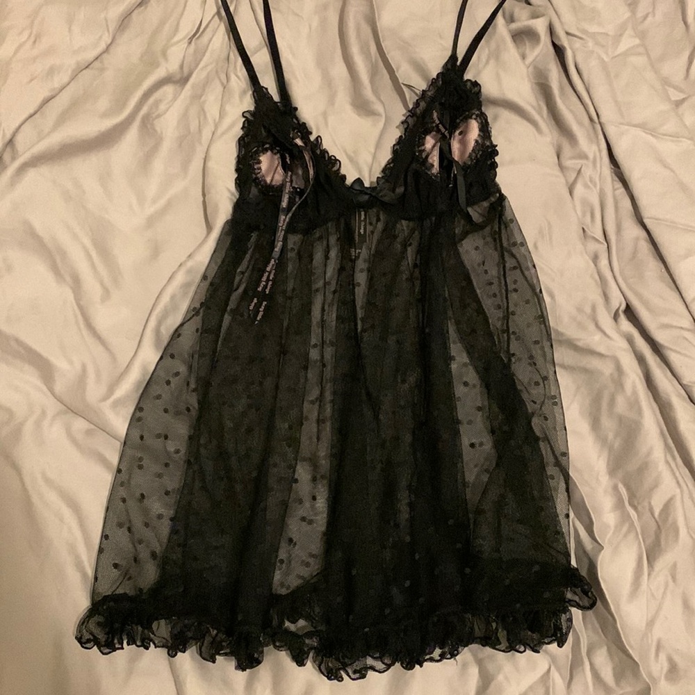 Victoria’s Secret black lingerie top